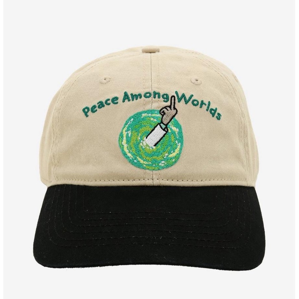 Rick and Morty Peace Among Worlds 2-Tone Cap - BoxLunch Exclusive New